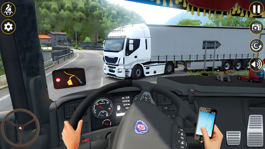 اسکرین شات 4 برنامه US Truck City Transport Sim 3D