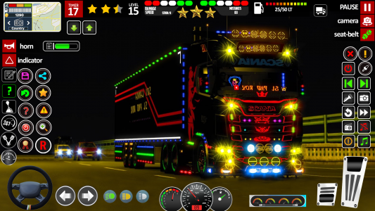 اسکرین شات 2 برنامه US Truck City Transport Sim 3d