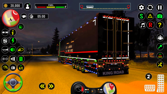 اسکرین شات برنامه US Truck City Transport Sim 3d 2