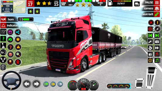 اسکرین شات 1 برنامه US Truck City Transport Sim 3D