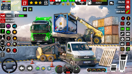 اسکرین شات 2 برنامه US Truck City Transport Sim 3D