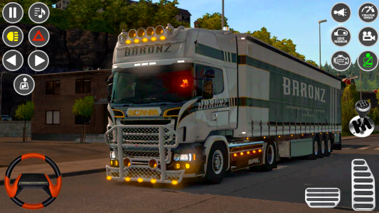 اسکرین شات برنامه US Truck City Transport Sim 3d 4