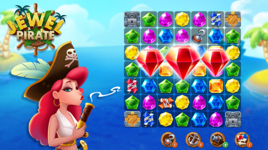 اسکرین شات بازی Jewel Pirate - Treasure Legend 5