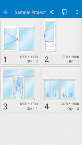 اسکرین شات برنامه PVC window door design-iwindor 3