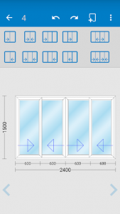 اسکرین شات برنامه PVC window door design-iwindor 2