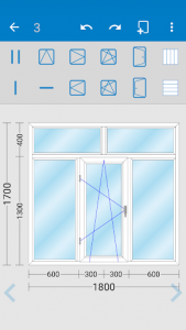 اسکرین شات برنامه PVC window door design-iwindor 1