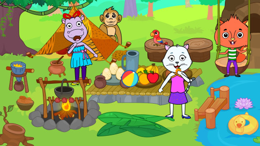 اسکرین شات 4 بازی Tizi Animal Town - House Games
