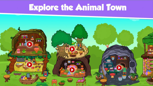 اسکرین شات بازی Tizi Animal Town - House Games 1