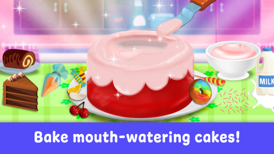 اسکرین شات 1 بازی Cake Maker & Decorating Games