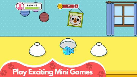 اسکرین شات 7 بازی Tizi Cat Games - Cute Cat Town