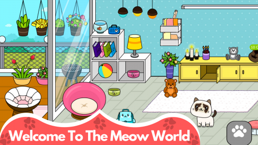اسکرین شات بازی My Cat Town - Cute Kitty Games 1