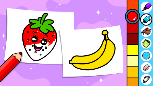 اسکرین شات 1 بازی Baby Coloring Games for Kids