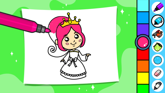 اسکرین شات 6 بازی Baby Coloring Games for Kids