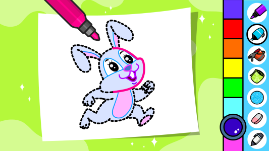 اسکرین شات 4 بازی Baby Coloring Games for Kids