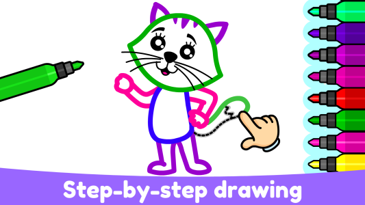 اسکرین شات 2 بازی Kids Drawing & Coloring Games