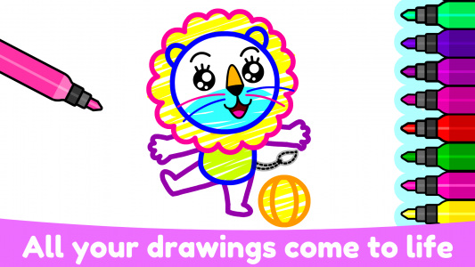 اسکرین شات بازی Kids Drawing & Coloring Games 5