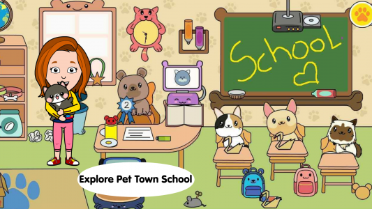 اسکرین شات بازی My Cat Town - Tizi Pet Games 6