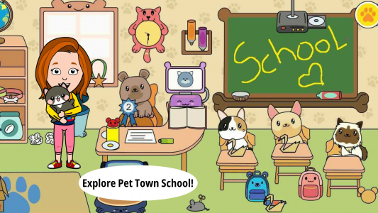 اسکرین شات بازی My Cat Town - Tizi Pet Games 6