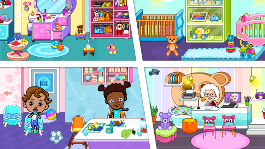 اسکرین شات 1 بازی Tizi Town Daycare Baby Games