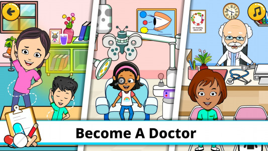 اسکرین شات 2 بازی My Hospital Town Doctor Games