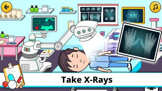 اسکرین شات 7 بازی My Hospital Town Doctor Games