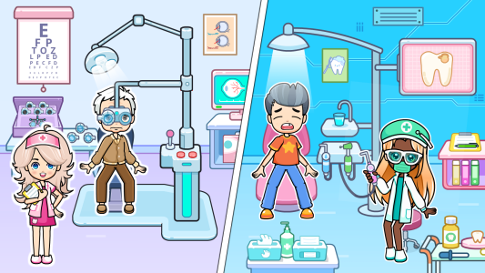 اسکرین شات 5 بازی My Hospital Town Doctor Games