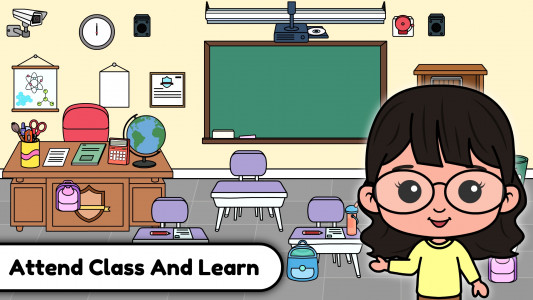 اسکرین شات 2 بازی Tizi Town - My School Games