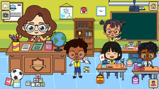 اسکرین شات 3 بازی Tizi Town - My School Games