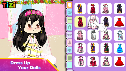 اسکرین شات 2 بازی Tizi Town: Doll Dress Up Games