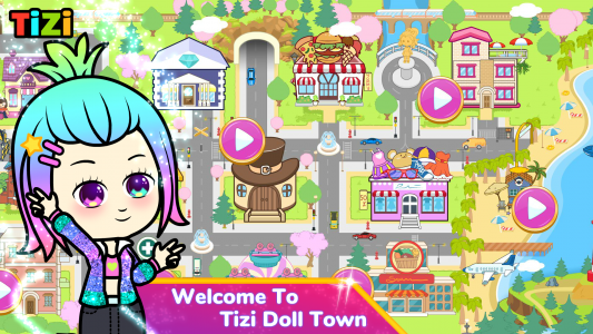 اسکرین شات 1 بازی Tizi Town: Doll Dress Up Games