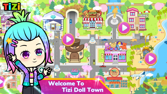 اسکرین شات بازی Tizi Town: Doll Dress Up Games 1