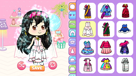 اسکرین شات 1 بازی Tizi Town: Doll Dress Up Games