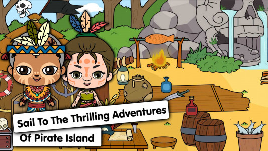 اسکرین شات بازی My Pirate Town: Treasure Games 1