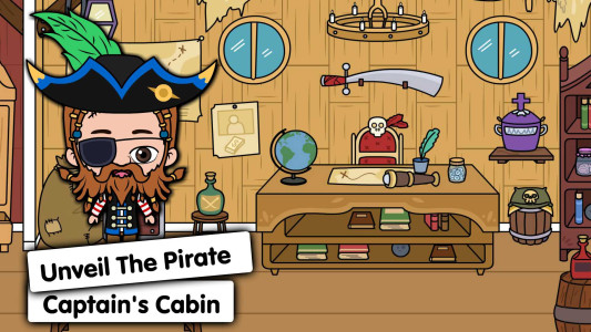 اسکرین شات 3 بازی My Pirate Town: Treasure Games