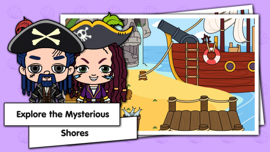 اسکرین شات بازی My Pirate Town: Treasure Games 2