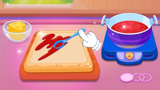 اسکرین شات 3 بازی Kids Pizza Maker Cooking Games