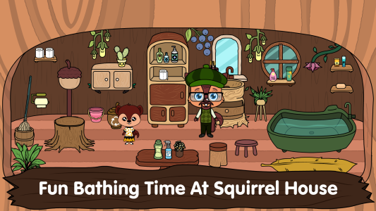 اسکرین شات 4 بازی Animal Town - My Squirrel Home