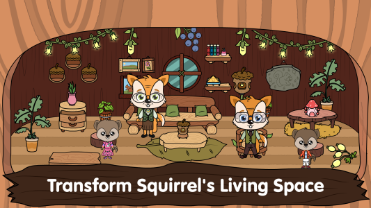 اسکرین شات 1 بازی Animal Town - My Squirrel Home