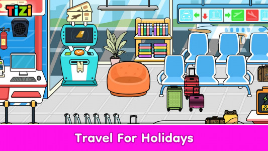 اسکرین شات 8 بازی My Tizi City - Town Life Games