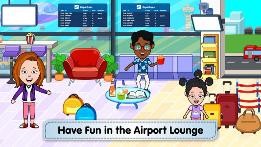 اسکرین شات 5 بازی Tizi Town - My Airport Games