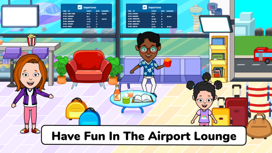 اسکرین شات 5 بازی Tizi Town - My Airport Games