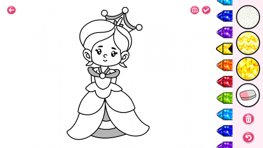 اسکرین شات بازی Princess Coloring Book Games 1