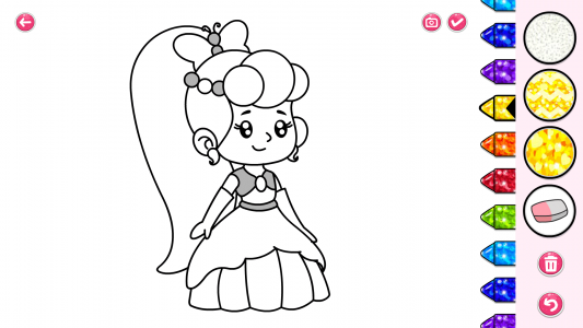 اسکرین شات بازی Princess Coloring Book Games 2