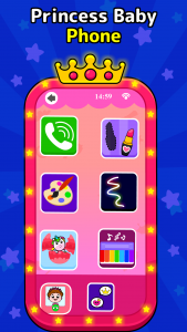 اسکرین شات بازی Timpy Baby Princess Phone Game 1