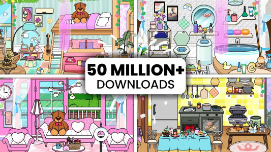 اسکرین شات 1 بازی Tizi Princess Home Design Game