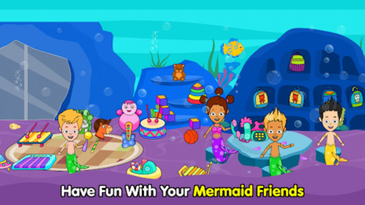 اسکرین شات بازی Tizi Town: My Mermaid Games 8