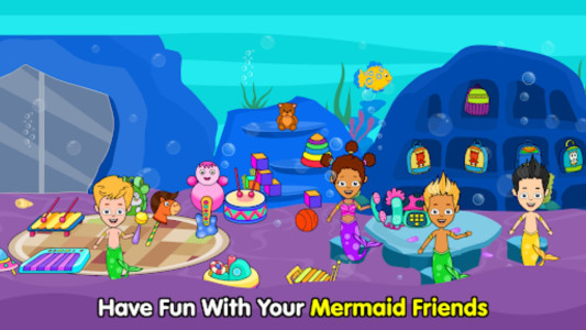 اسکرین شات 8 بازی Tizi Town: My Mermaid Games
