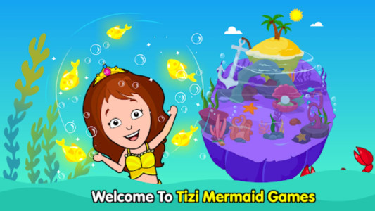 اسکرین شات 1 بازی Tizi Town: My Mermaid Games
