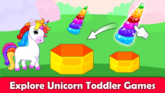 اسکرین شات بازی Unicorn Games for 2+ Year Olds 2