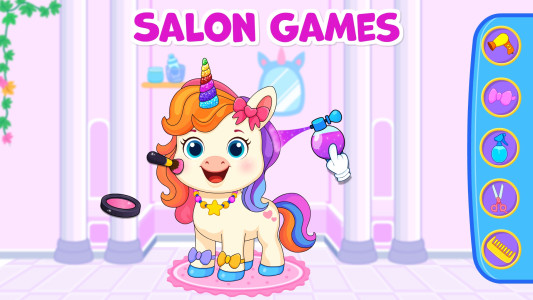 اسکرین شات 5 بازی Unicorn Games for 2+ Year Olds
